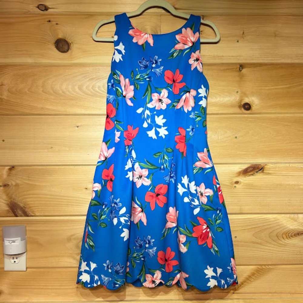 Vince Camuto Floral Scuba Dress